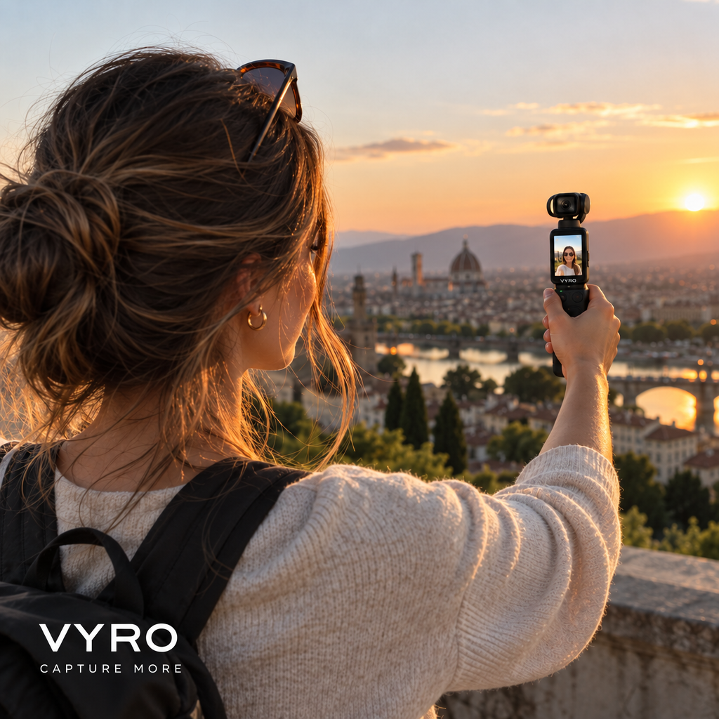 VYRO Pocket Pro in use