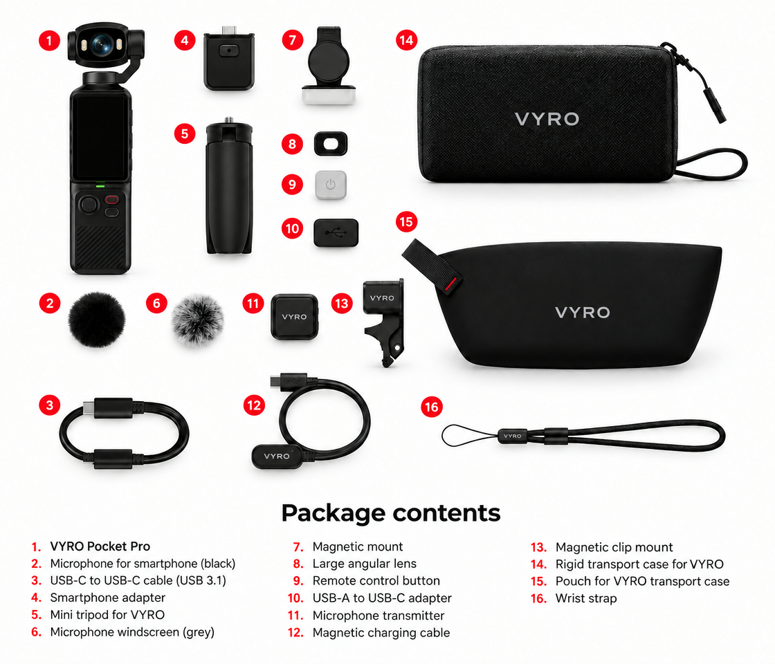 VYRO Pocket Pro detail
